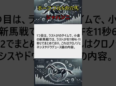 ホープフルステークス(ジョバンニ)#ホープフルステークス #ホープフルs #穴馬予想 #競馬予想 #レース予想 #競馬ファン #競馬好き #競馬情報 #競馬動画 #競馬配信