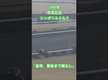 【有馬記念 1985】『名馬のラストラン集』「皇帝、最後まで隙なし」シンボリルドルフ #競馬 #三冠馬 #シンボリルドルフ #有馬記念 #ラストラン #名馬 #shorts