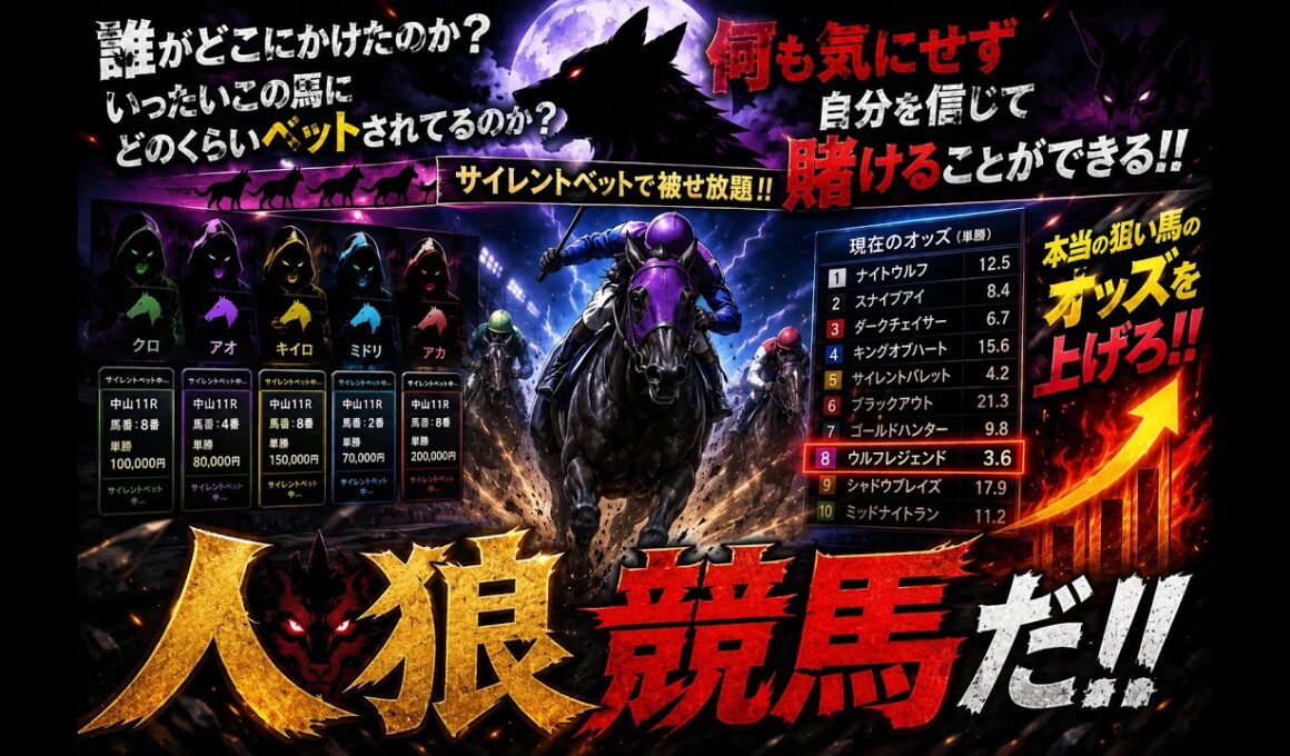 人狼競馬お昼の競馬のお時間です