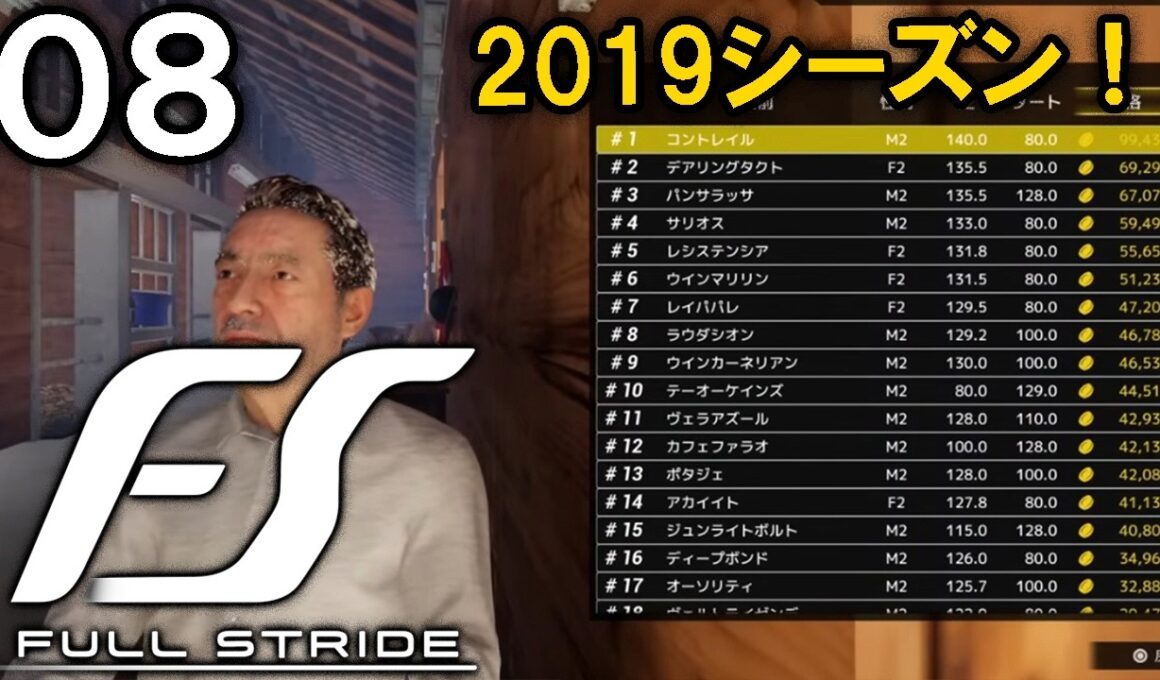 【Full Stride：Live08】連戦だよグランアレグリア桜花賞→NHKマイル！2019シーズン、リスグラシュー全盛期を走る！【フルストライド】