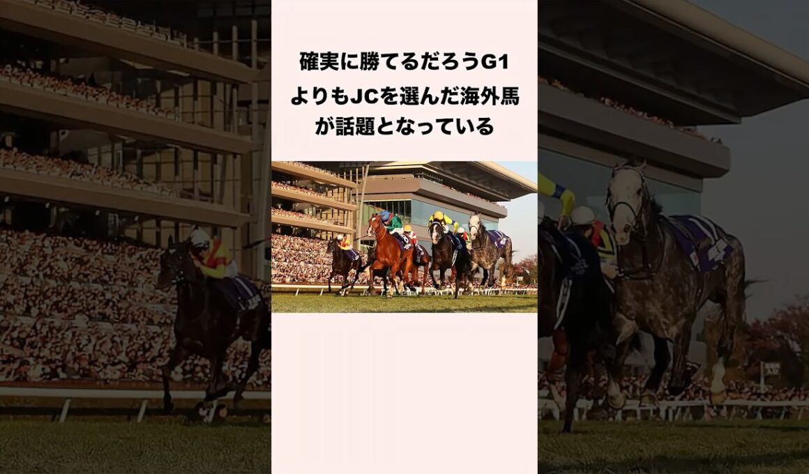 確実に勝てるだろうG1よりもJCを選んだ海外馬が話題となっている #競馬 #競馬予想 #shorts