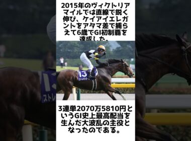 遅咲きの女王！ストレイトガールの雑学5選 #1分雑学 #競馬 #shorts #馬 #ストレイトガール
