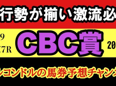 【CBC賞2026予想】先行勢が揃って激流へ！ディアナザールも巻き込まれる？最後に残る馬は！