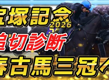 宝塚記念2026　追い切り診断‼　史上屈指の好メンバー‼　動いている馬は！？　元馬術選手のコラム