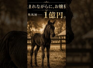 牝馬初の1億円。「お嬢様」はやがて黒い弾丸になった――【心に残る名馬たち】