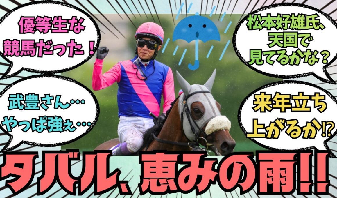 ★1万回突破★【メイショウタバル】宝塚記念2連覇！！親子連覇の偉業を成し遂げる！！に対する競馬好きの反応【競馬の反応集】