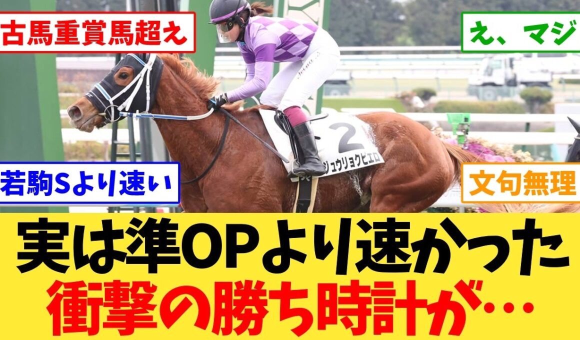 【秋華賞】ジュウリョクピエロ、あのオークスの内容についてファンが語ったこと【競馬】