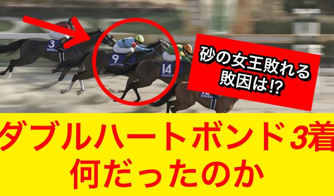 【フェブラリーステークス2026】ダブルハートボンドがコスタノヴァらに差され3着に敗れる…敗因は何だったのか【競馬の反応集】