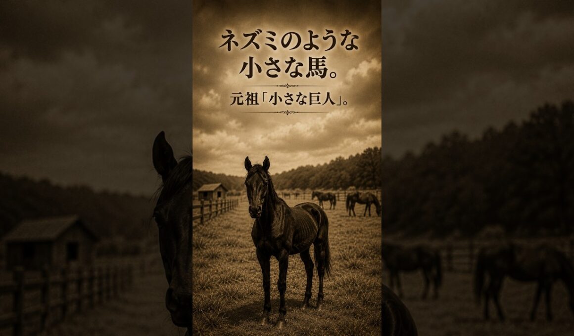 ネズミのように小さな馬が、日本競馬の頂点へ――この名馬は誰？
