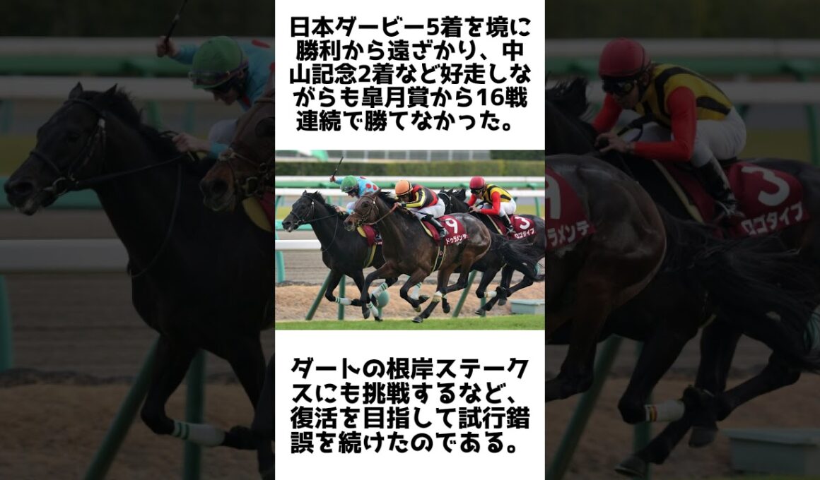3年越しの復活！ロゴタイプの雑学5選 #1分雑学 #競馬 #shorts #馬  #ロゴタイプ