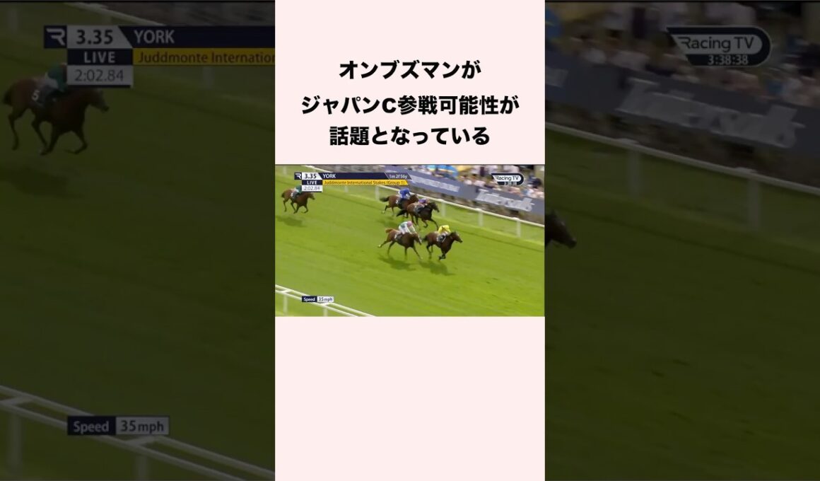 オンブズマンがジャパンカップ参戦可能性が話題となっている #競馬 #競馬予想 #shorts