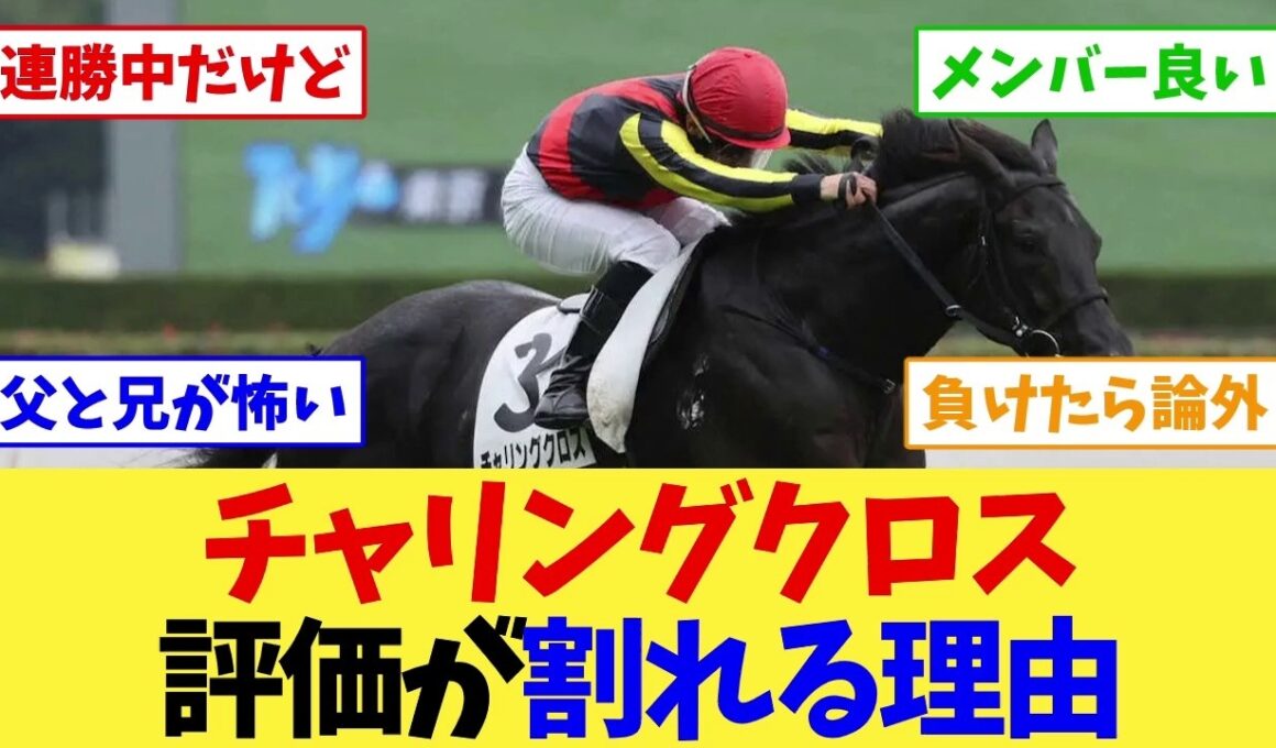 【日本海ステークス2026】クロワデュノール全弟チャリングクロス、菊花賞前の一戦にファンの評価が割れる…【競馬】