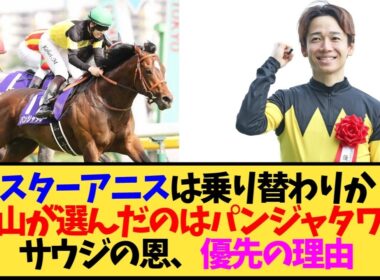 【スプリンターズS2026】なぜスターアニスでなくパンジャタワーを選んだのか。松山騎手の決断をファンが議論