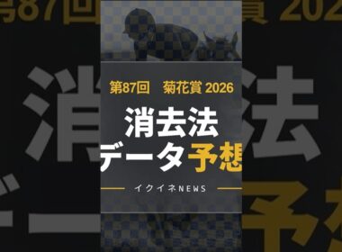 【競馬データ予想】菊花賞2026！危険な人気馬は消し！鉄板データで残った推奨馬を公開　#菊花賞 #危険な人気馬 #推奨馬 #消去法 #菊花賞2026 #競馬穴馬予想