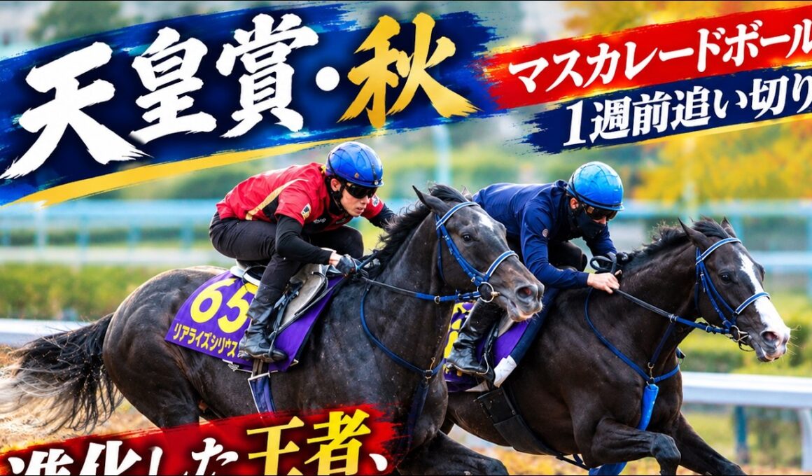 【天皇賞・秋】マスカレードボールが驚異の進化！1週前追い切りで見せた“新たな王者”の姿、連覇へ視界良好