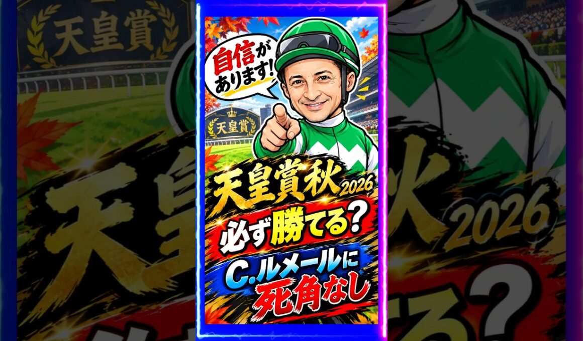 【天皇賞秋2026】必ず勝てる？C.ルメールに死角なし（データ＋オカルト）